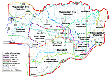 droppoint map of duck river